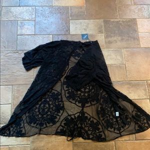 Lacy sheer Swim suit cover up